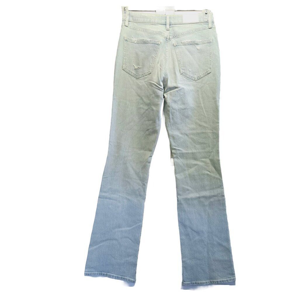 NWT PISTOLA ALEXA "LOCALS VINTAGE" HIGH RISE SPLIT FLARE 5 POCKET DENIM JEANS 26 - Picture 5 of 14